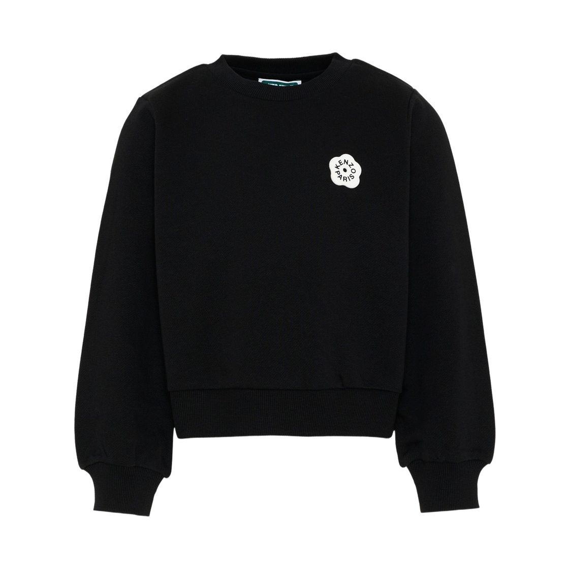 K61802-09B (Kids) Kenzo Boke Flower Sweatshirt Black
