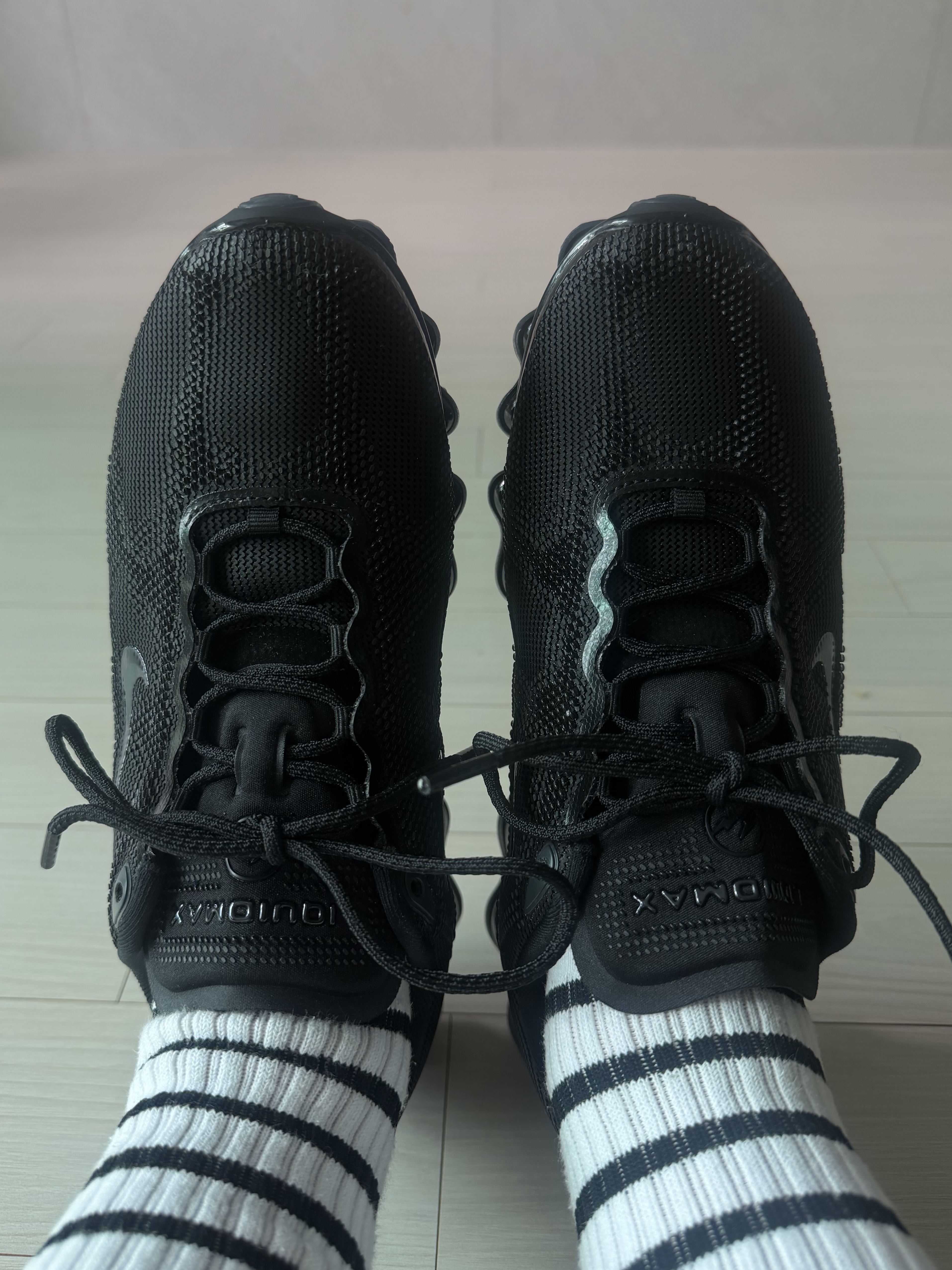 Nike x Fragment Air Liquid Max Black Anthracite 착용 스타일