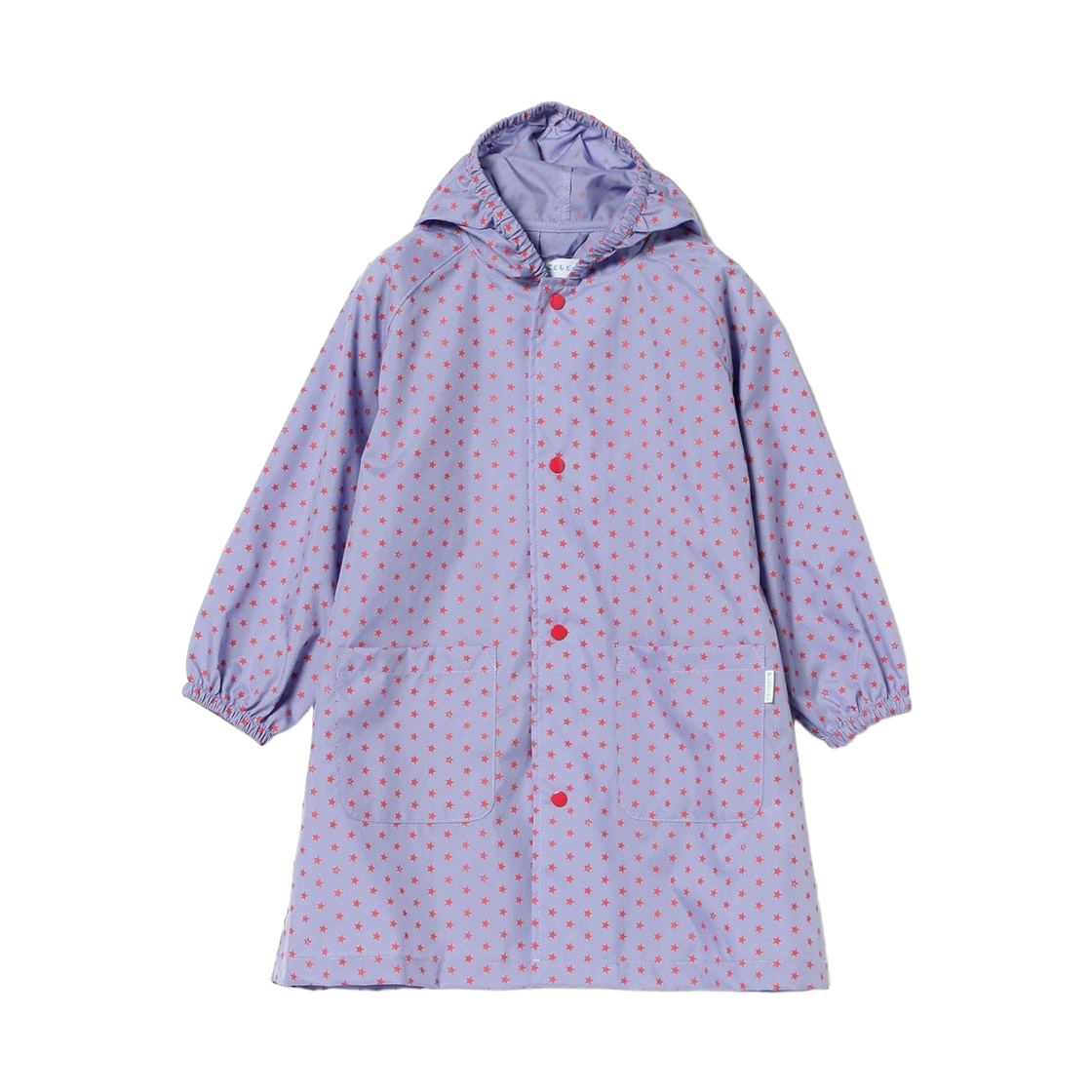 (키즈) 코도모 빔즈 패턴 B 스쿨 백 컴패터블 레인코트 스타 PPL((Kids) Kodomo Beams Pattern B Raincoat Compatible with School Bags Star PPL)