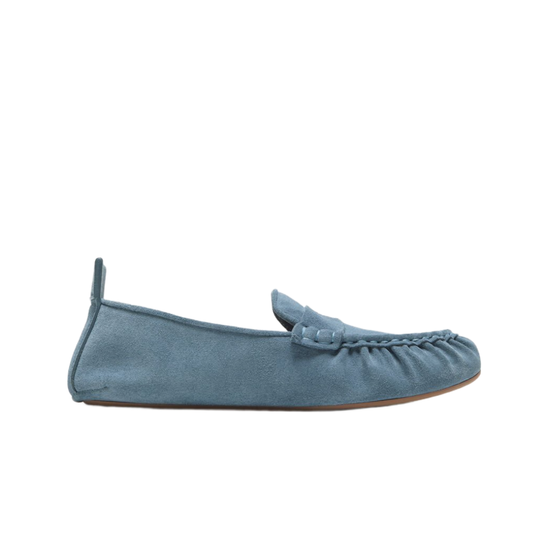 AD0930-AAL (W) Acne Studios Suede Loafer Denim Blue