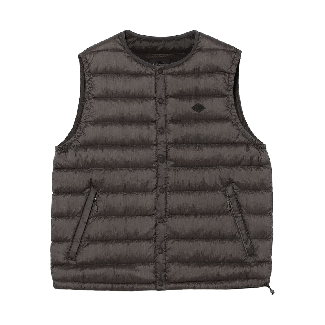 (W) 단톤 이너 다운 크루넥 베스트 차콜((W) Danton Inner Down Crewneck Vest Charcoal)