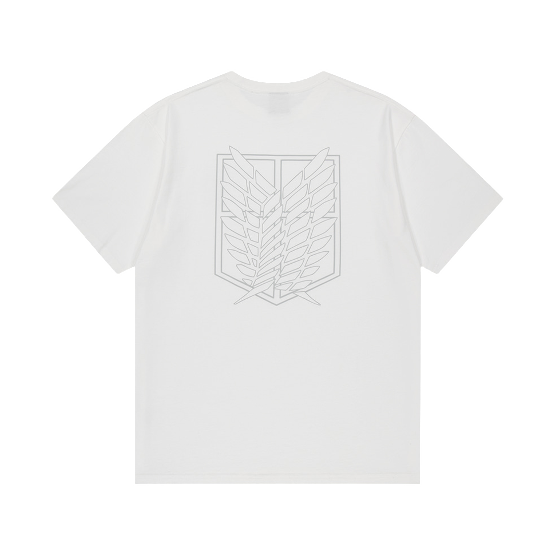 마하그리드 x 진격의 거인 조사병단 베이직 티셔츠 화이트(Mahagrid x Attack On Titan Survey Corp Basic T-Shirt White) - 2