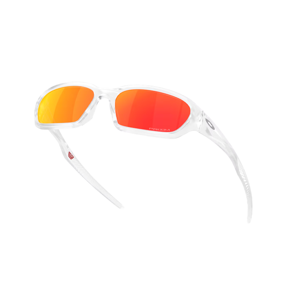 오클리 테라포르마 매트 클리어 프레임 프리즘 루비 렌즈 내로우 하이 브릿지 핏 화이트 - 26FW(Oakley Terraforma Matte Clear Frame Prizm Ruby Lenses Narrow High Bridge Fit White - 26FW) - 3