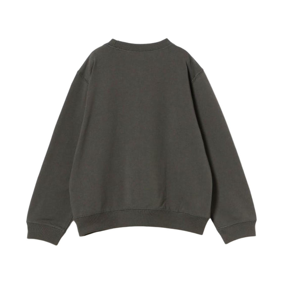 (키즈) 단톤 플레인 롱슬리브 스웨트 티셔츠 차콜 그레이((Kids) Danton Plain Long Sleeve Sweat T-Shirt Charcoal Grey) - 2
