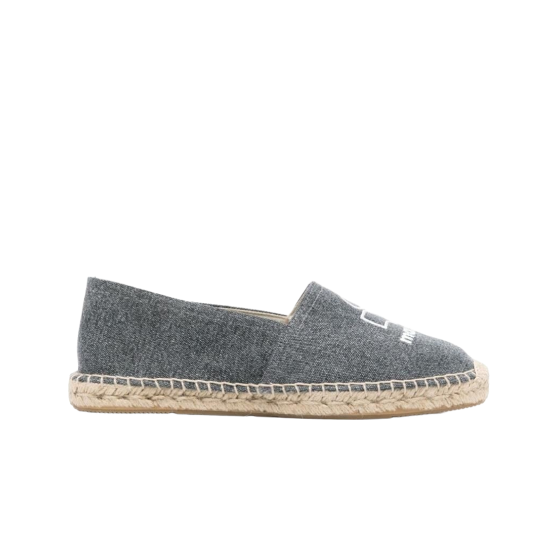 (W) 이자벨 마랑 카나에 로고 캔버스 에스파드리유 블랙((W) Isabel Marant Canae Logo Canvas Espadrilles Black)