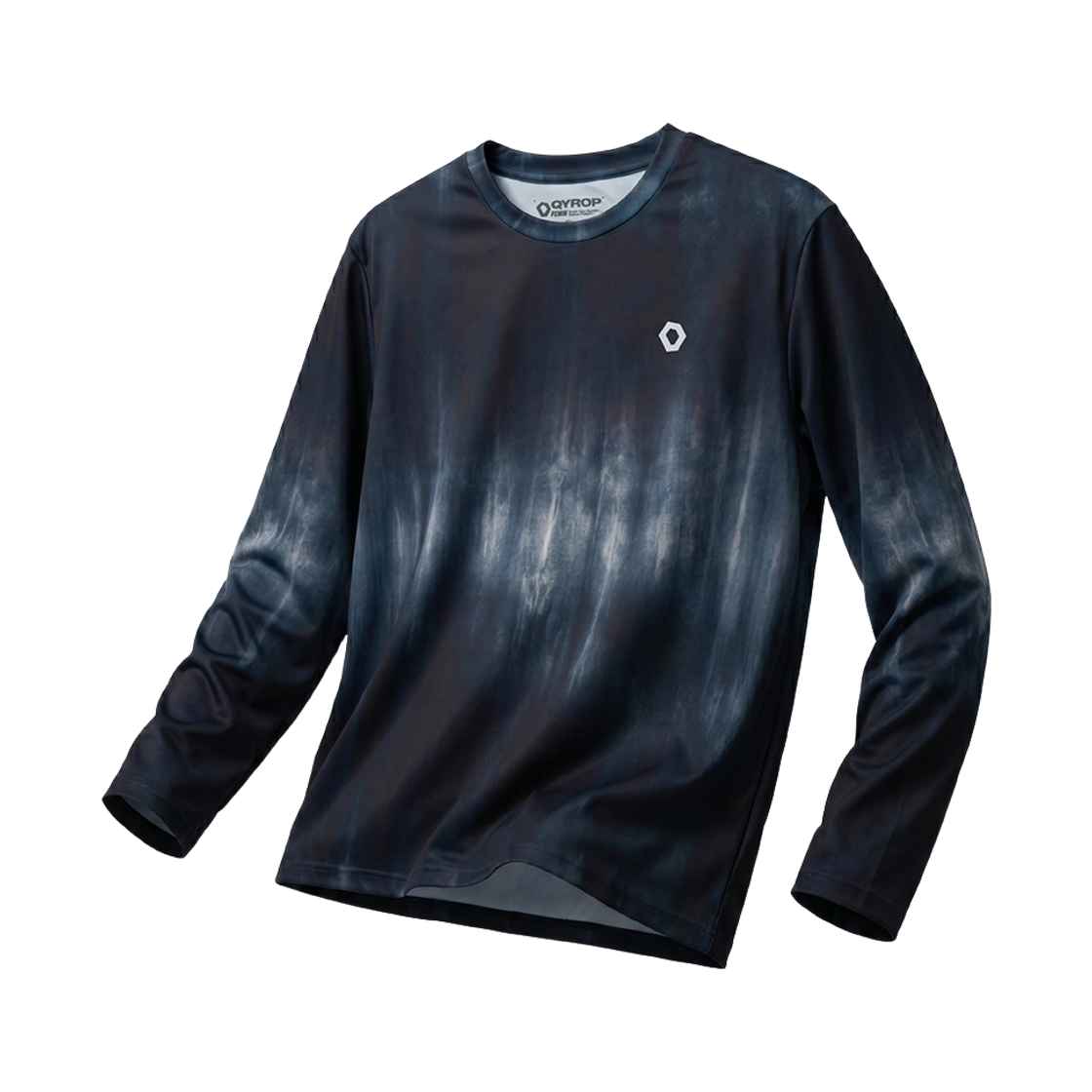 에프씨엠엠 스포츠 타이다이 코어 심볼 롱슬리브 네이비(FCMM SPORT Tie-Dye Core Symbol Long Sleeve Navy)