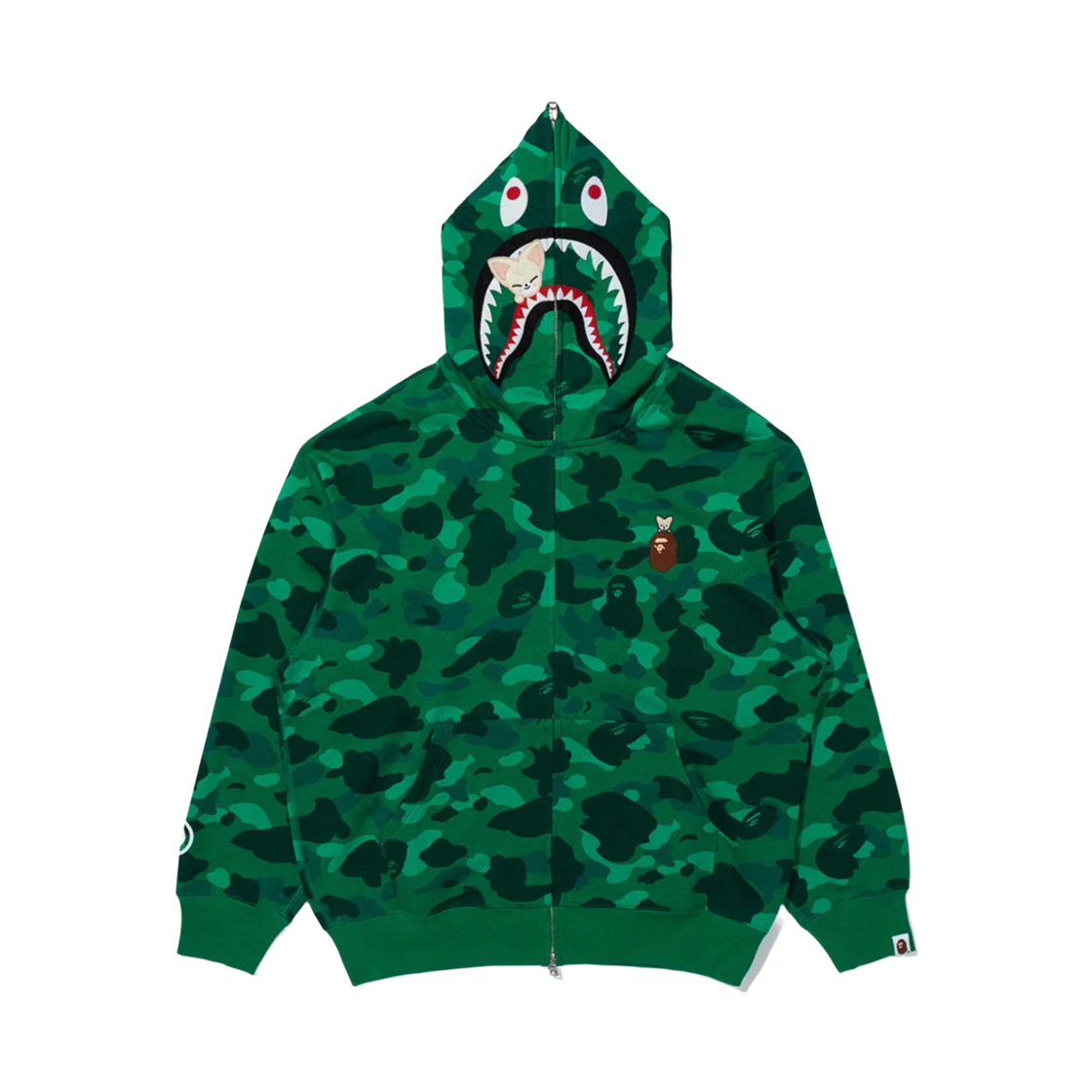 베이프 x 스트레이 키즈 샤크 풀 집 후드 아이엔(BAPE x Stray Kids Shark Full Zip Hoodie Foxi.Ny) - 1