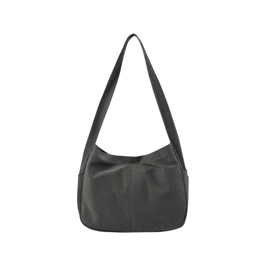 미세키서울 코튼 빅 크로스백 차콜(Miseki Seoul Cotton Big Cross Bag Charcoal) - 2