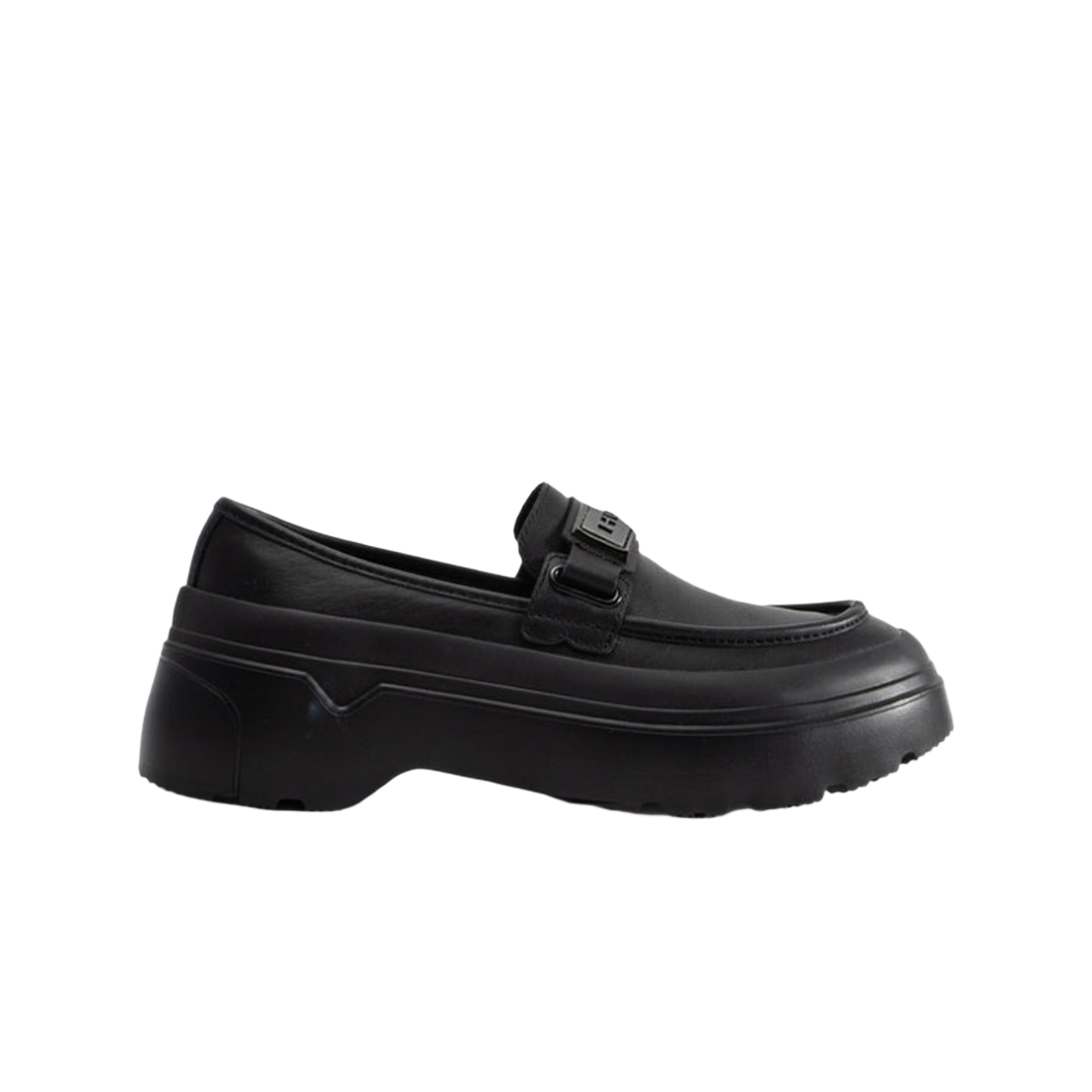 UFF2251LEA-BLK Hunter Refined Explorer Flatform Loafers Black