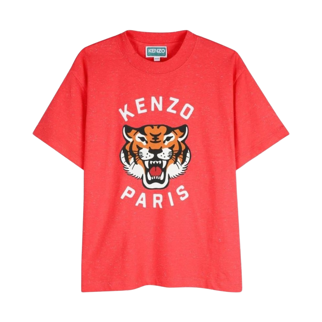 K61701-976 (Kids) Kenzo Tiger Logo T-Shirt Red