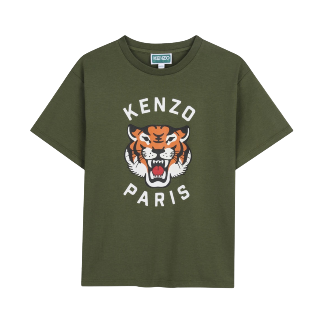 K61676-64B (Kids) Kenzo Short Sleeve T-Shirt Khaki
