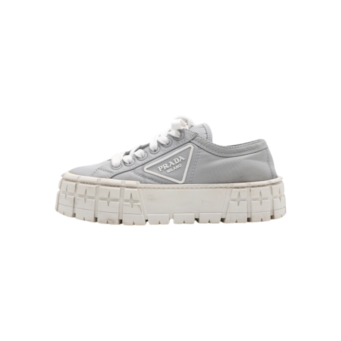 프라다 1E260M 더블 휠 개버딘 리나일론 여성 스니커즈aa62404(Prada Double Wheel Gabardine Re-Nylon Women Sneakers) - 1