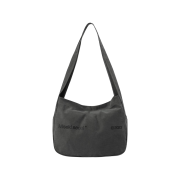 Miseki Seoul Cotton Big Cross Bag Charcoal