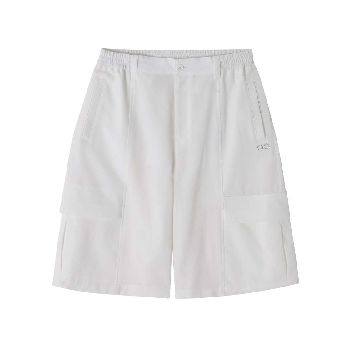 송지오 옴므 시그니처 버뮤다 팬츠 화이트(SONGZIO HOMME Signature Bermuda Pants White)