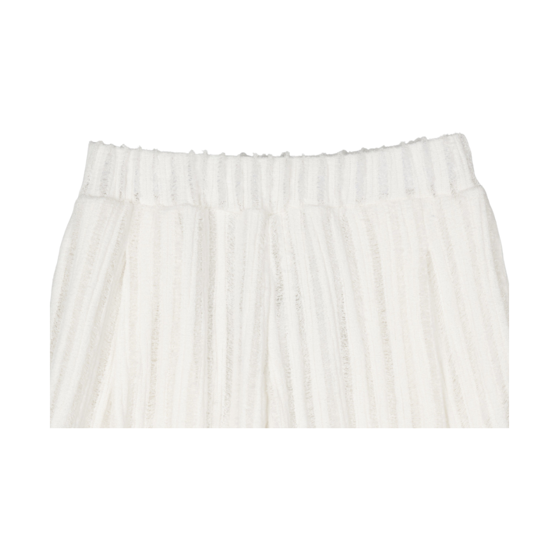 구월십일 니트 매쉬 스커트 팬츠 화이트(GUWOLSIBIL Knit Mash Skirt Pants White) - 3