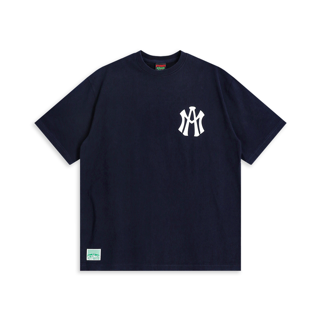 애프터매스 ATM 로고 반팔 티셔츠 네이비(Aftermath Atm Logo Tee Navy)