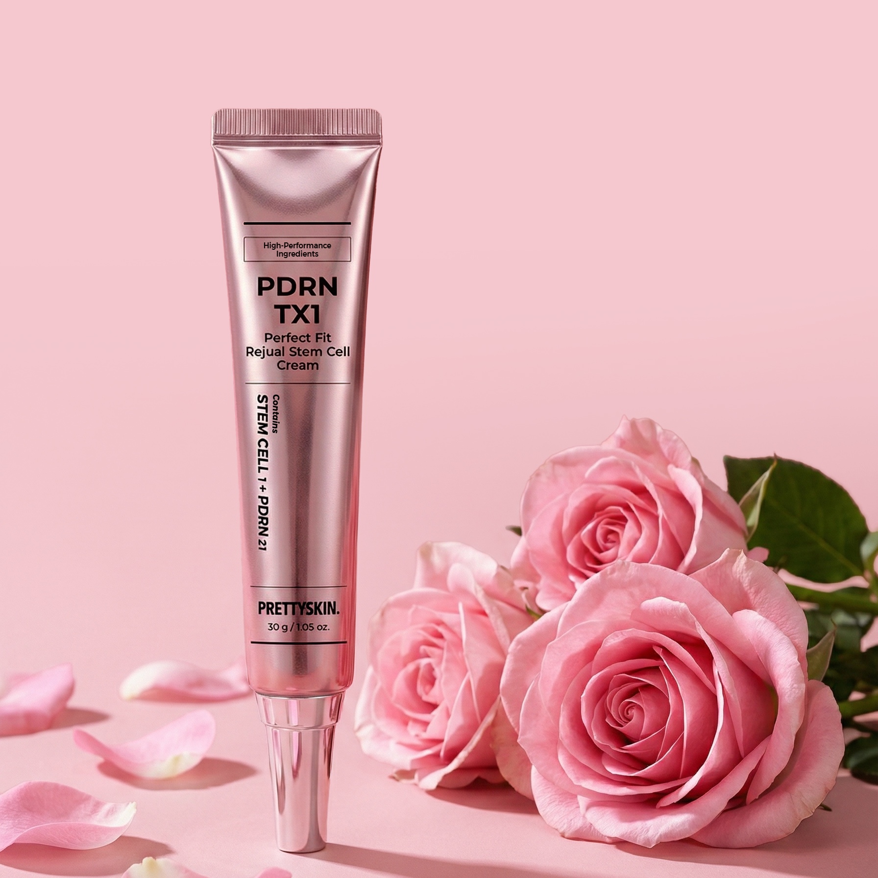 PRETTYSKIN PDRN TX1 PERFECT FIT REJUAL STEM CELL CREAM 착용 스타일 - 2