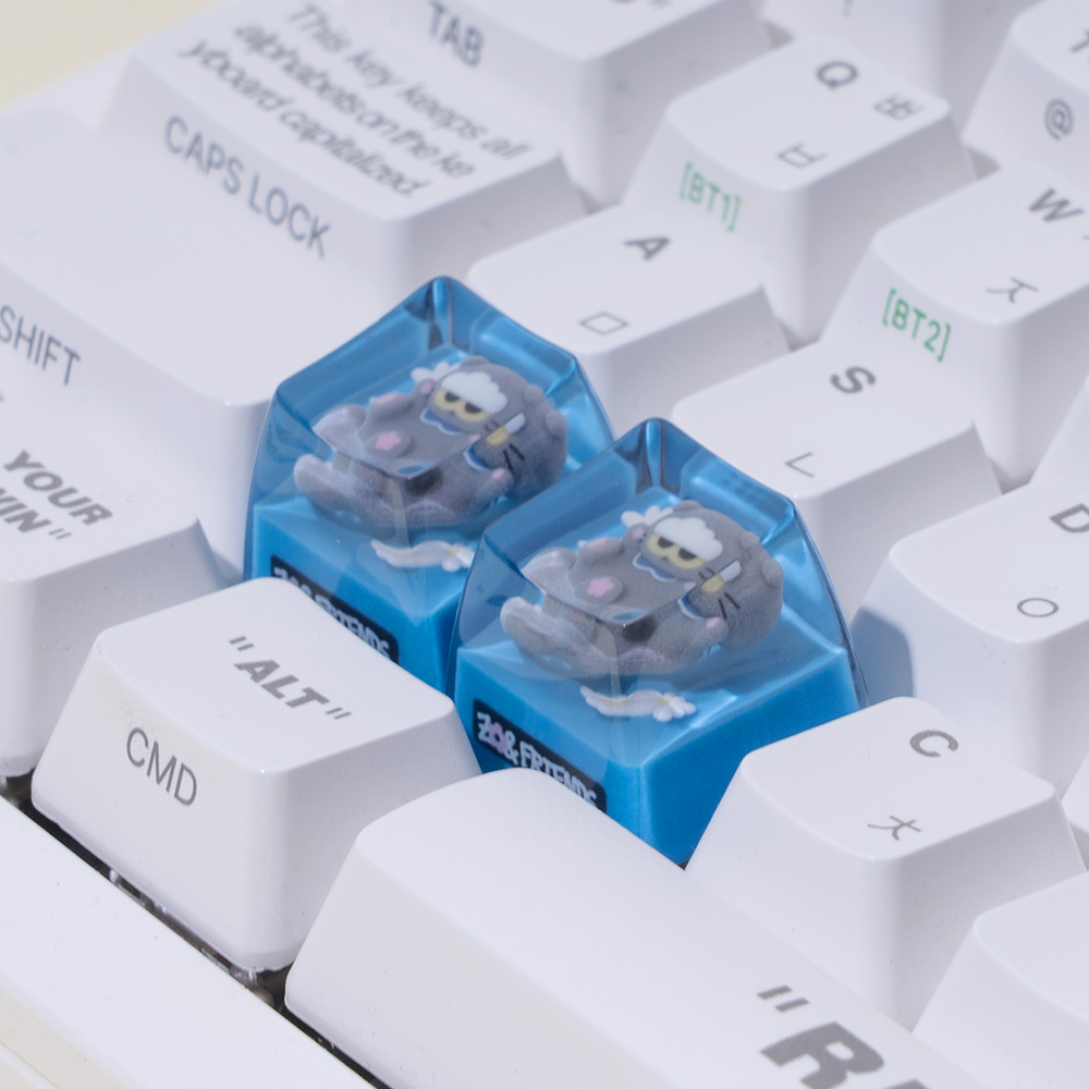 로이체 조앤프렌즈 포인트 커스텀 레진 키캡(Royche Jo & Friends Premium Resin Artisan Keycap - Mixed Color Edition) - 4