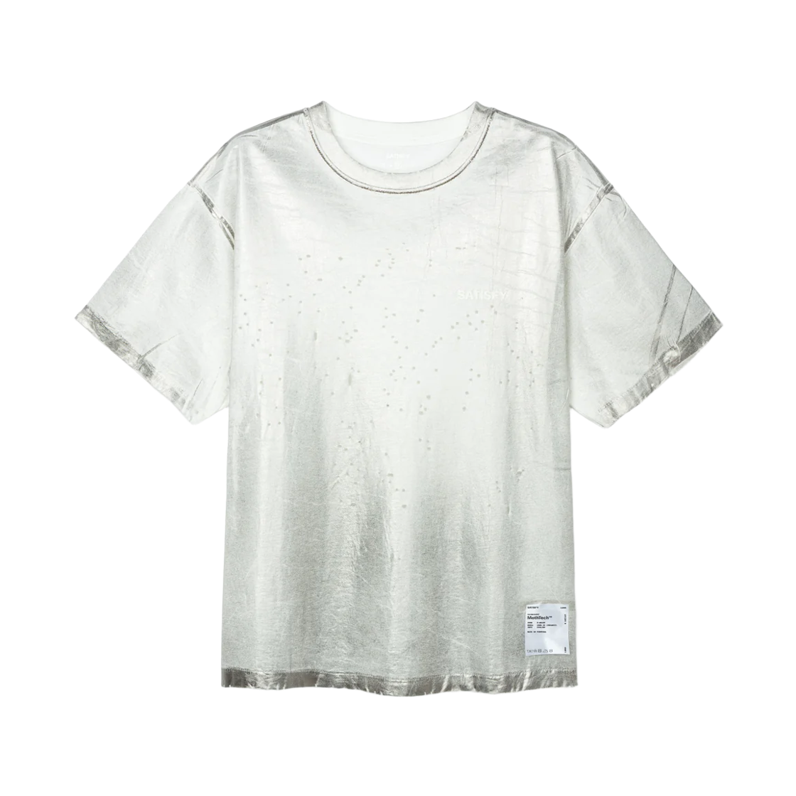11006-80K02 Satisfy Mothtech T‑Shirt Silver Foil