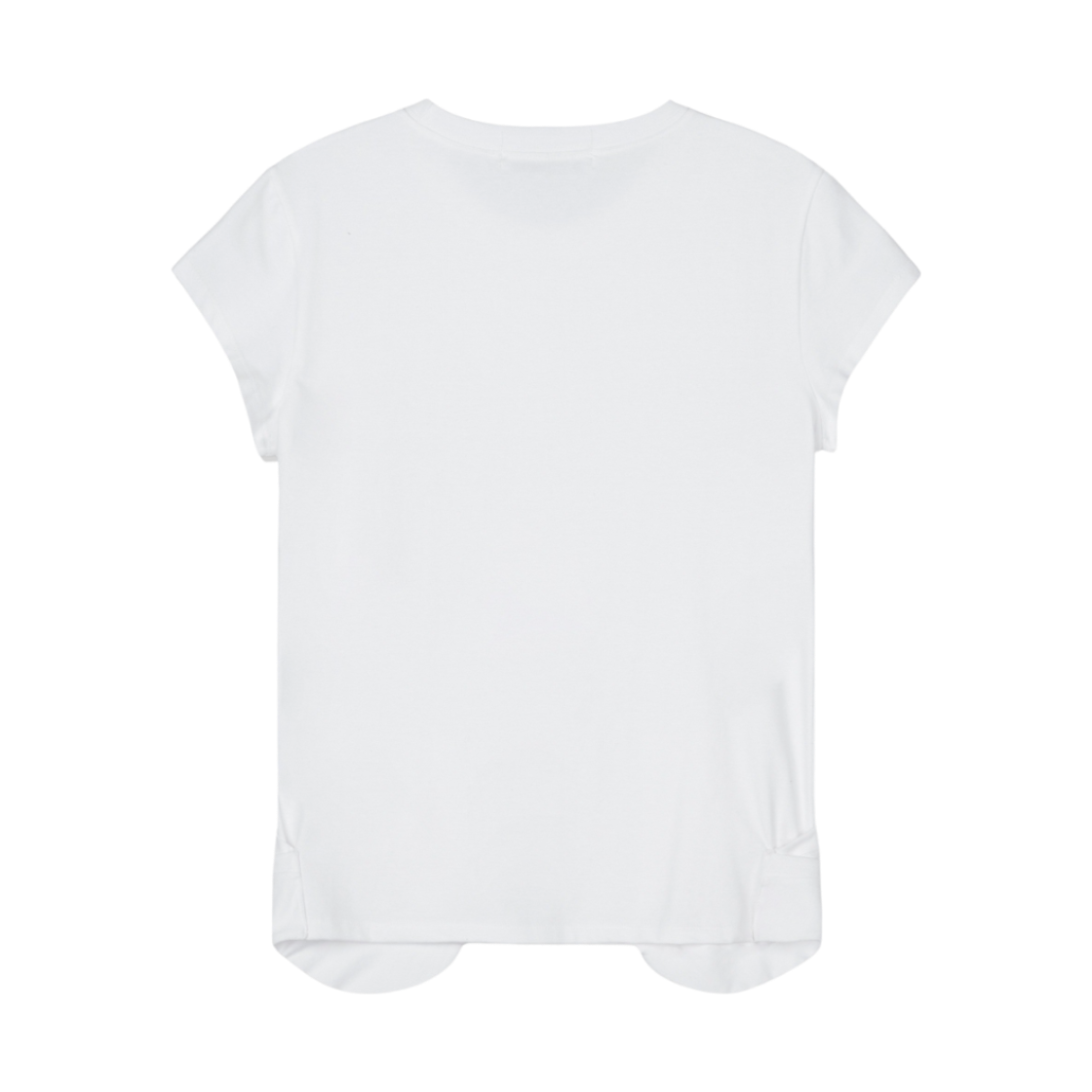 구월십일 네크 레이어 숏 반팔 티셔츠 화이트(GUWOLSIBIL Neck Layer Short Sleeve Top White) - 2