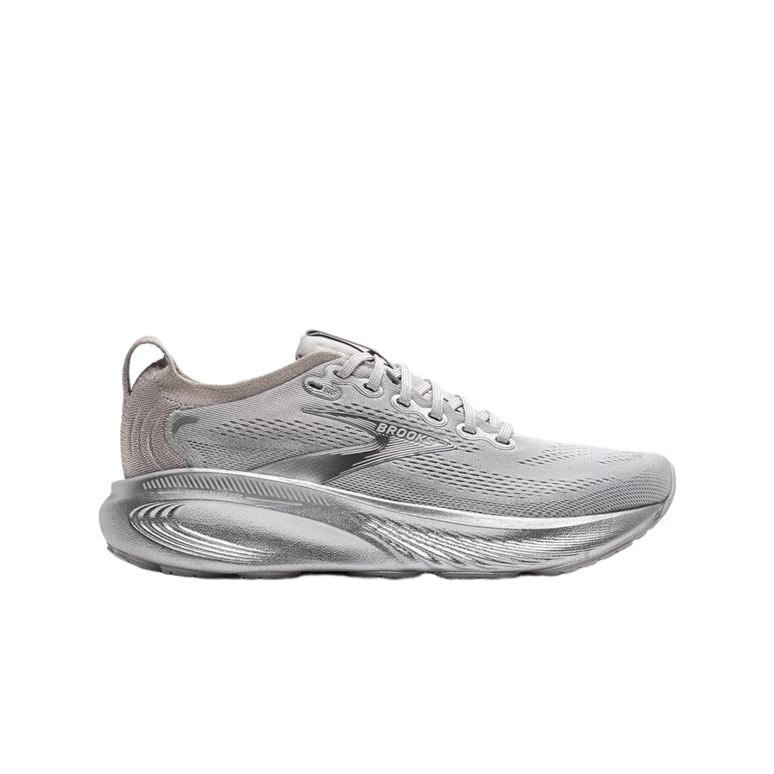 (W) 브룩스 러닝 아드레날린 GTS 25 실버 - B 미디움((W) Brooks Running Adrenaline GTS 25 Silver - B Medium) - 1