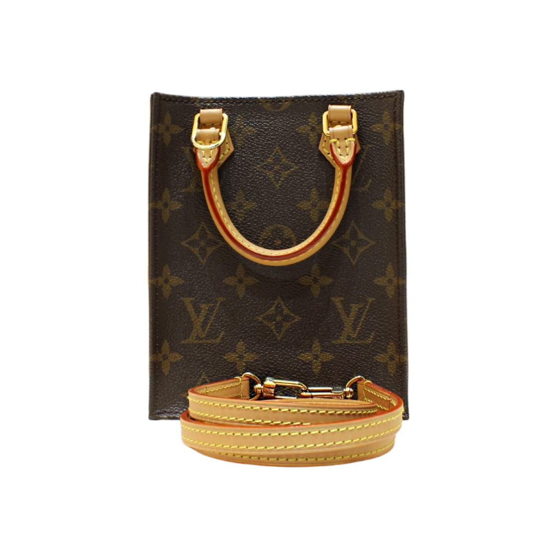 IT3O2C2JRIJD Louis Vuitton Monogram Petit Sac Plat M69442