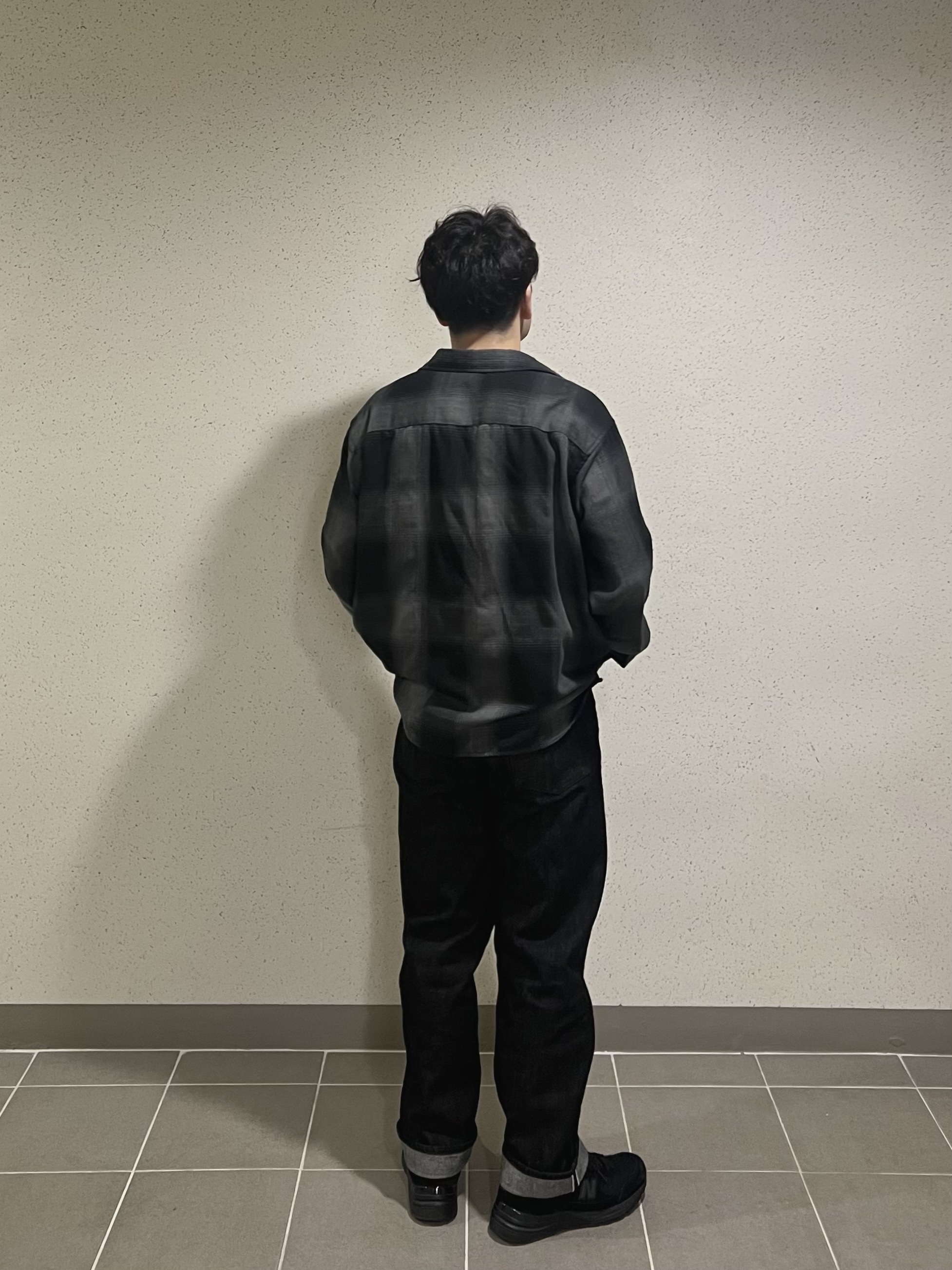 New Balance 992 Made in USA Triple Black 착용 스타일 - 3