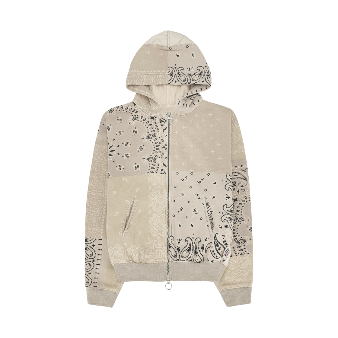 캐피탈 플리스 반다나 비부악 후드 블루종 키나리(Kapital Fleece Bandana Bivouac Hooded Blouson Kinari)