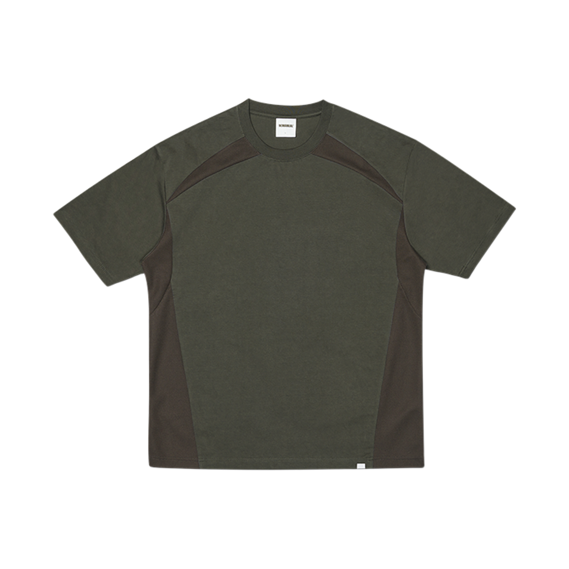 노매뉴얼 W.B 티셔츠 차콜(NOMANUAL W.B T-shirt Charcoal)