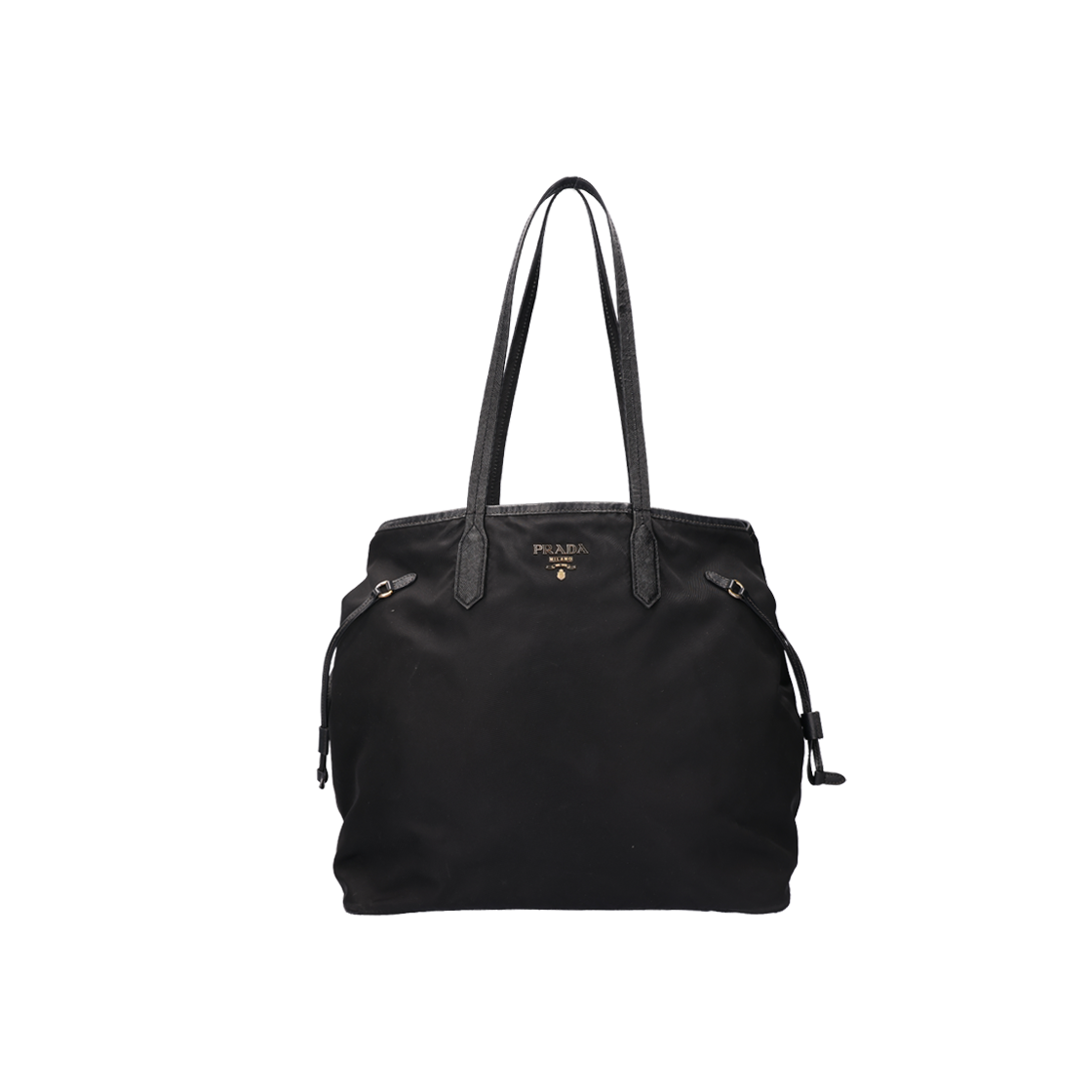 프라다 BR4001 테수토 포코노 스트링 빅 쇼퍼백 블랙(Prada BR4001 Tessuto Pocono Big Shopper Bag Black)