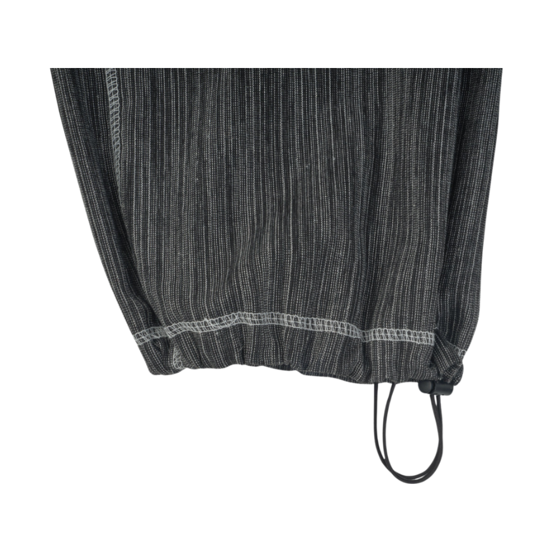 구월십일 스트라이프 스티치 와이드 팬츠 블랙(GUWOLSIBIL Stripe Stitch Wide Pants Black) - 6