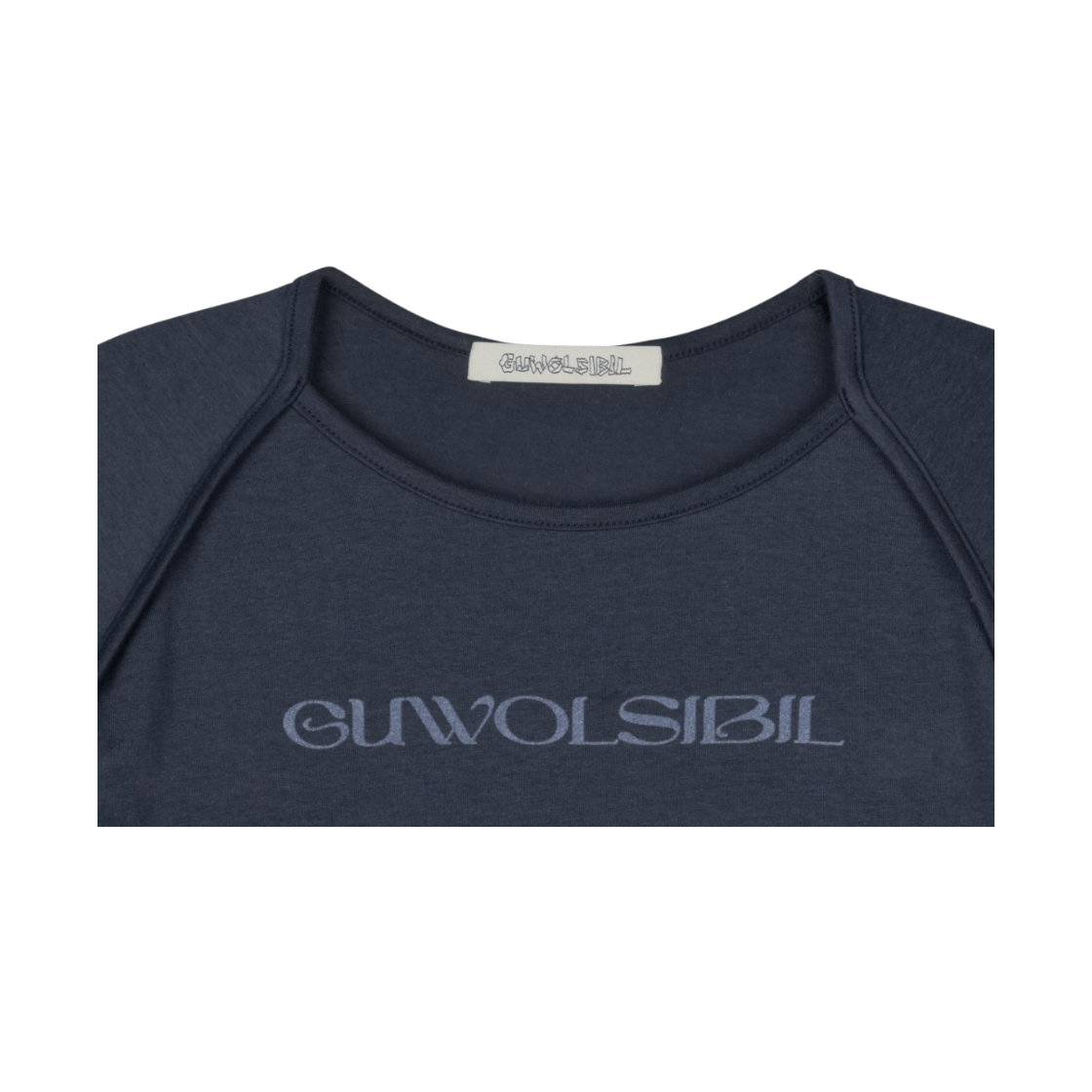 구월십일 볼레로 반팔 티셔츠 네이비(GUWOLSIBIL Bolero Short Sleeve Top Navy) - 3