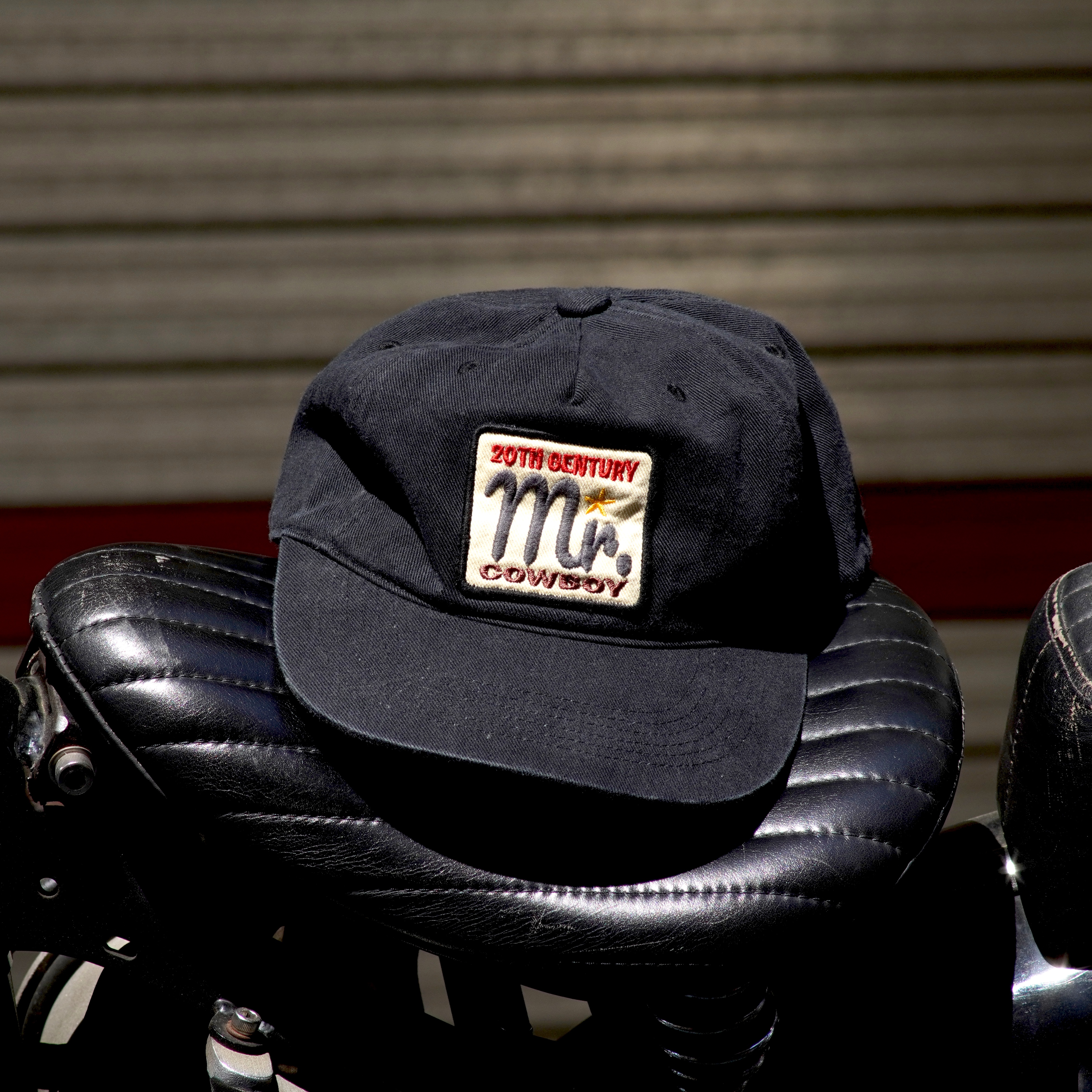 HEY! MR.TRUCKER New Cowboy 5panel Cap Vintage Black 착용 스타일 - 2
