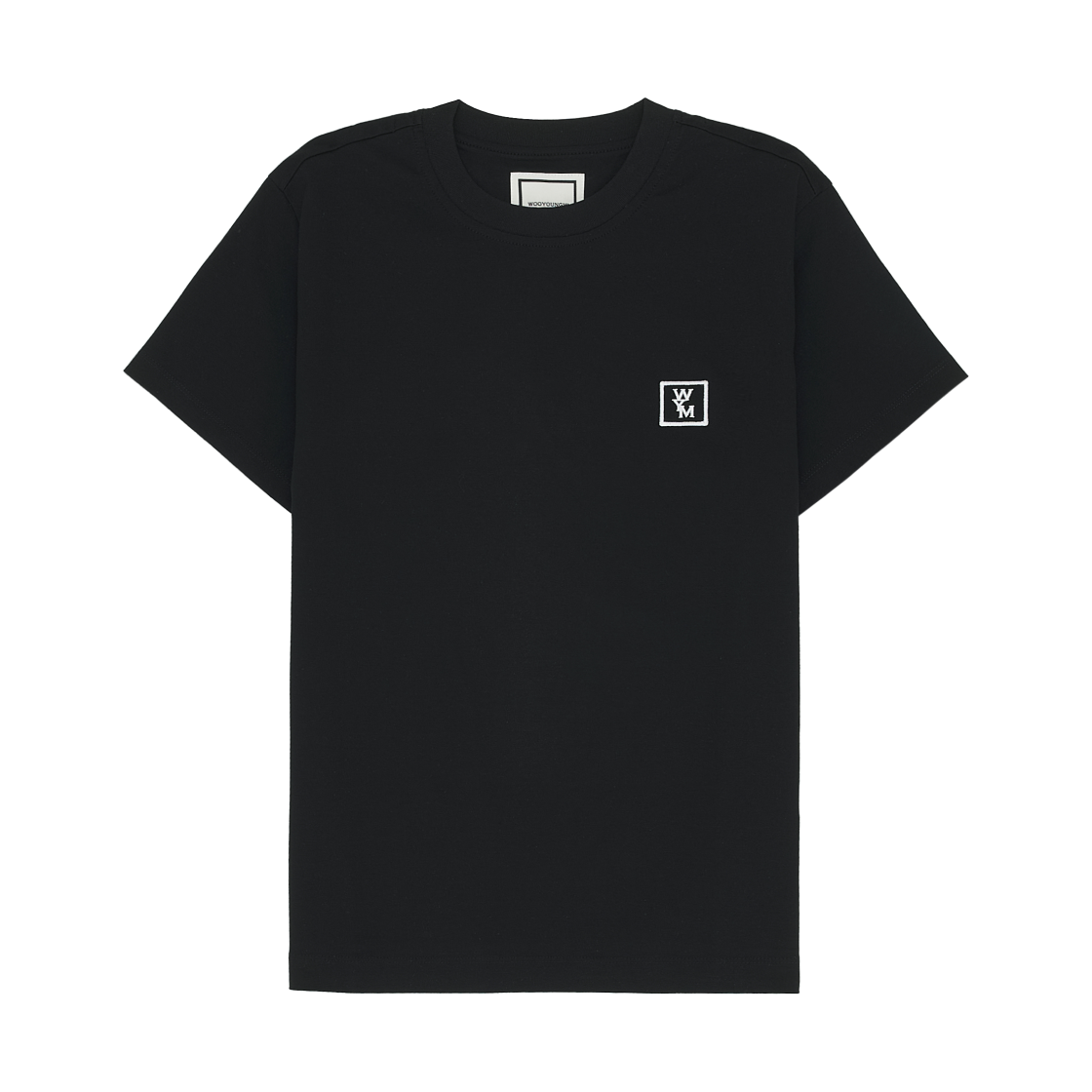 (W) 우영미 코튼 백로고 티셔츠 블랙 - 24FW((W) Wooyoungmi Cotton Back Logo T-Shirt Black - 24FW) - 2