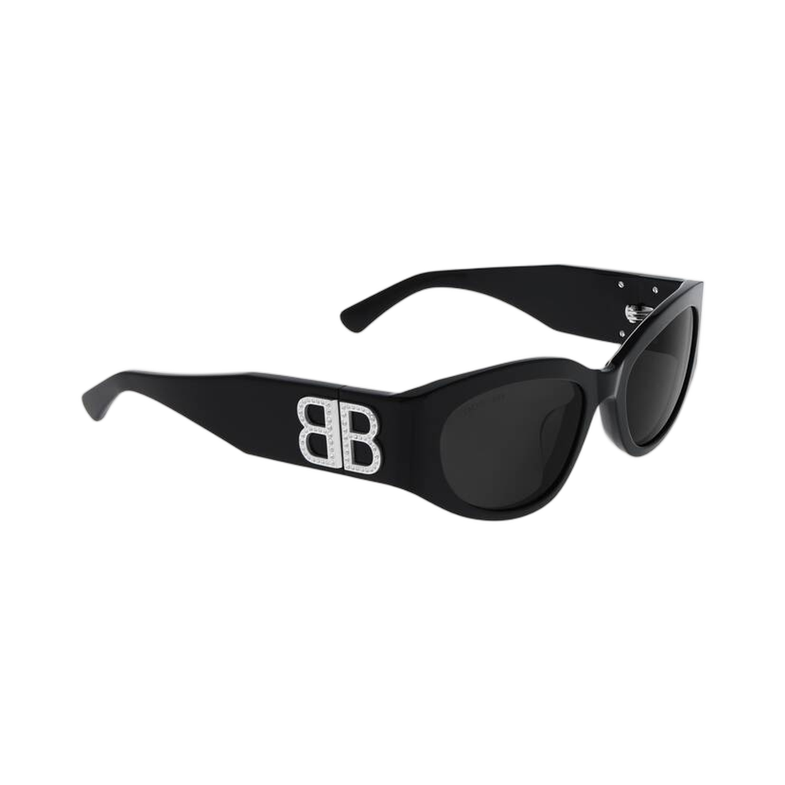 (W) 발렌시아가 보시 라운드 Af 선글라스 블랙((W) Balenciaga Bossy Round Af Sunglasses Black) - 3