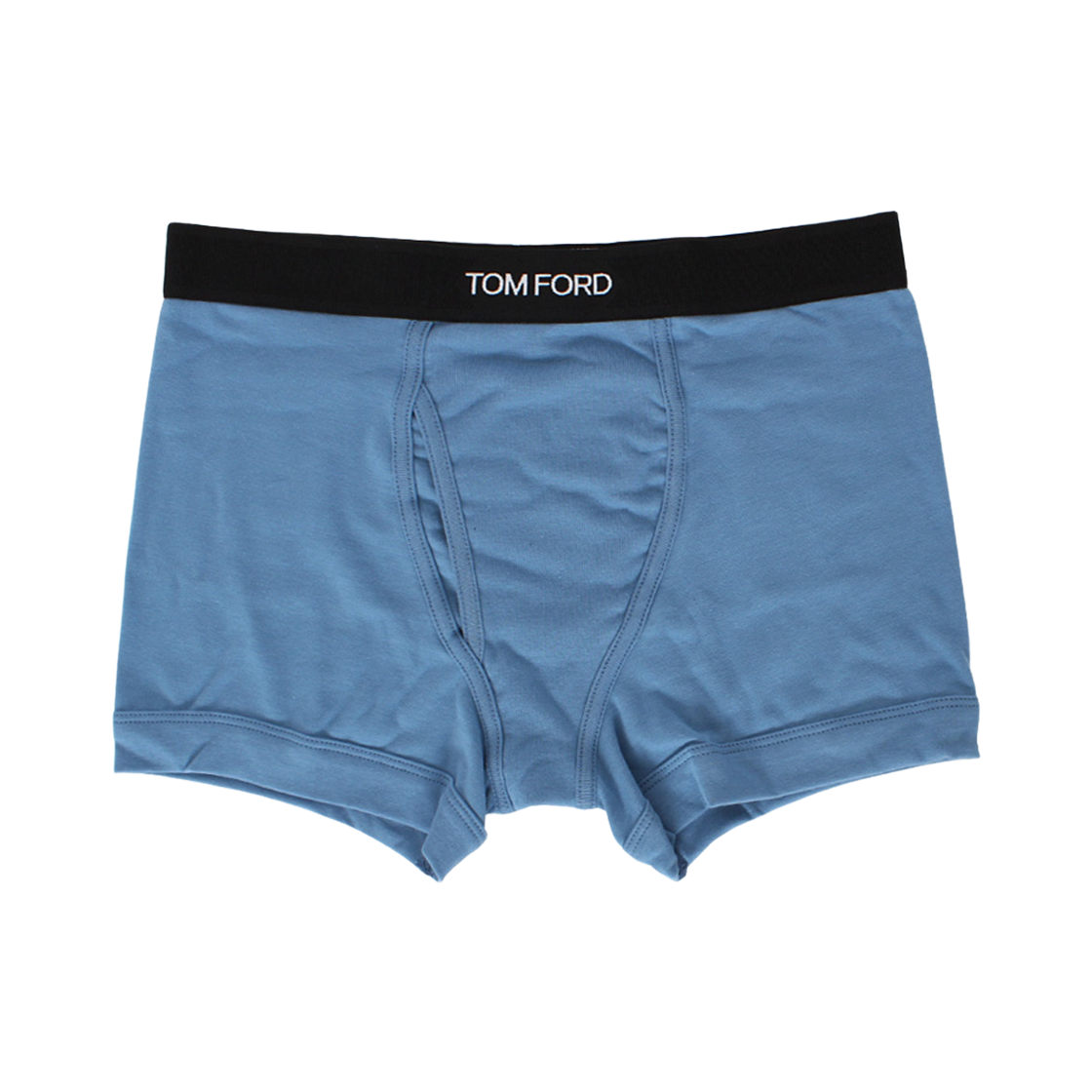 T4LC3-1040-430 Tom Ford Cotton Boxer Briefs Mid Blue