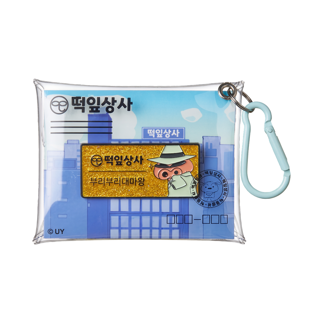 - CGV x Crayon Shin-chan Tteongnip Company Name Tag Keyring Buriburizaemon (Opened)