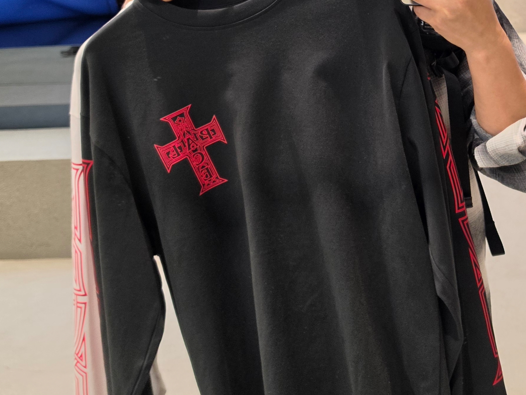 Palace Y So Cross Longsleeve Black Size Medium