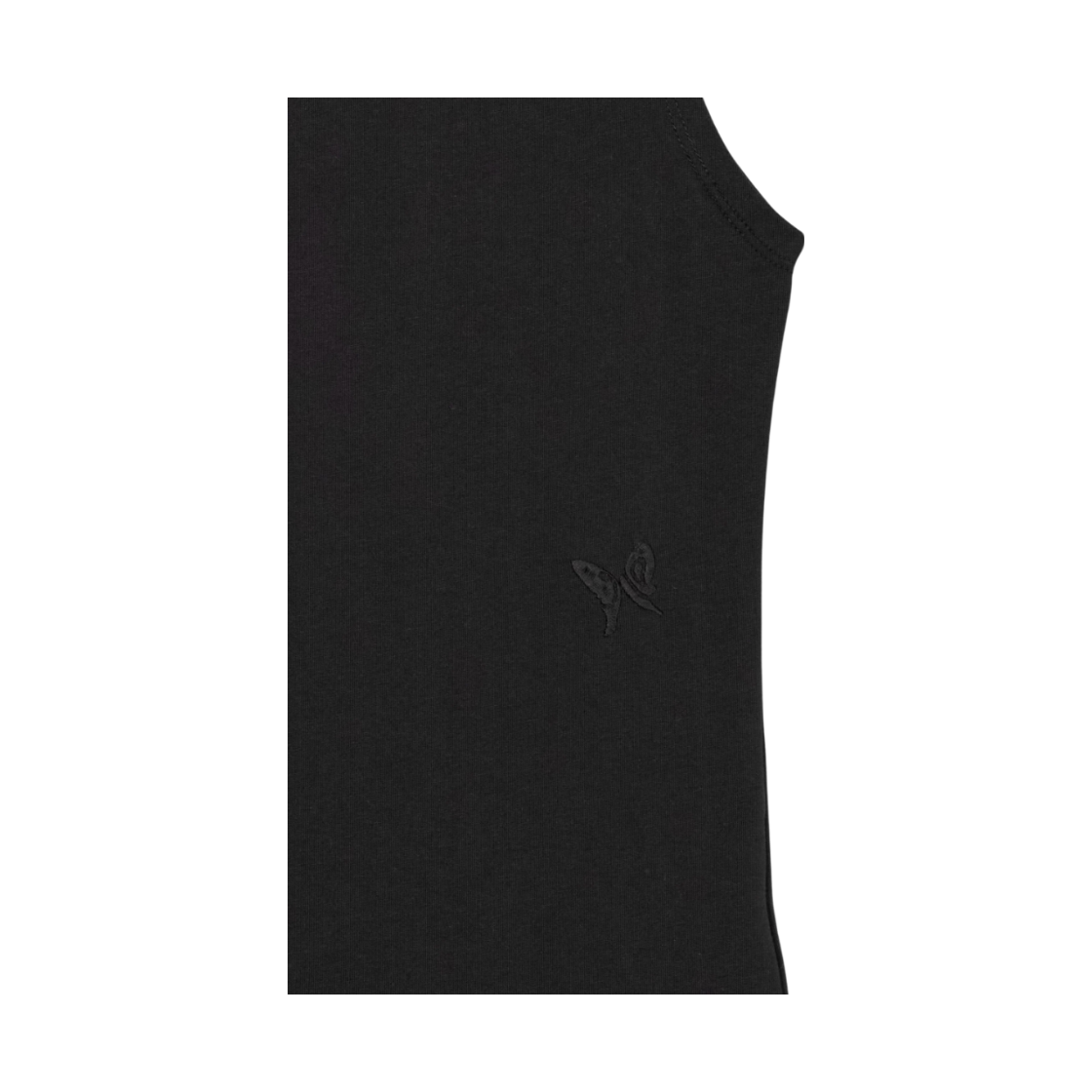 구월십일 네크 컷 엣지 슬리브리스 블랙(GUWOLSIBIL Neck Cut Edge Sleeveless Black) - 4