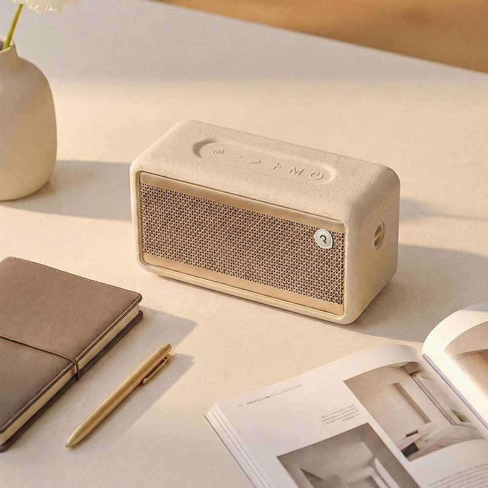 로이체 사운드마스터 TWS 스테레오 무선 블루투스 스피커(Royche SoundMaster: Retro Design TWS True Wireless Stereo Bluetooth Speaker (BTS-700)) - 4
