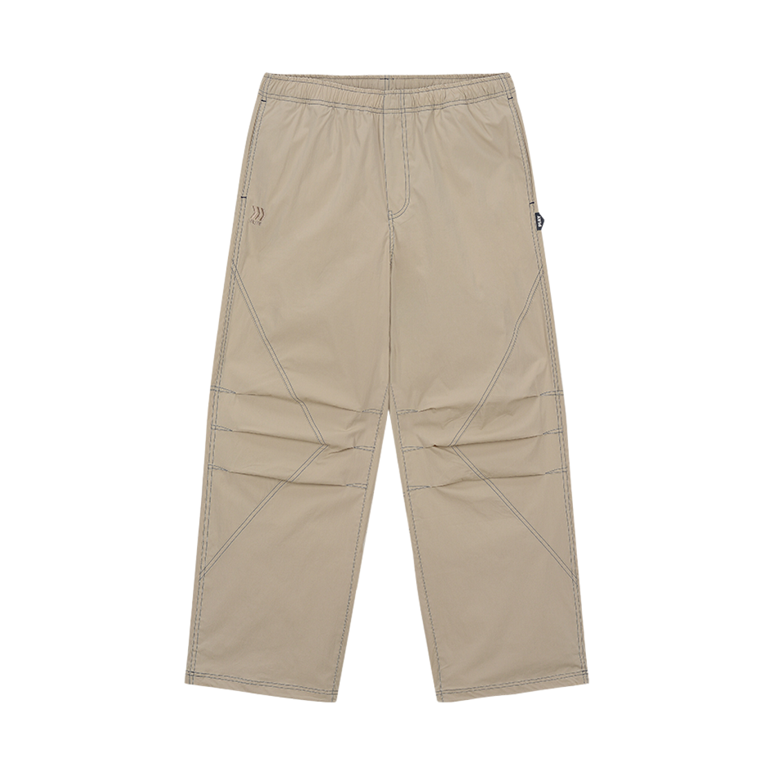 GWBFPL02 WILLBE PLAY Double Stitch Pants Beige