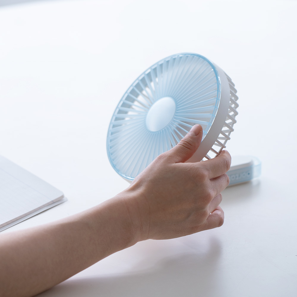 로이체 폴더블 휴대용 빅팬 접이식 탁상용 대형 선풍기 핸디팬(Royche Large-Scale Foldable Handheld Fan & Adjustable Desktop Fan) - 5