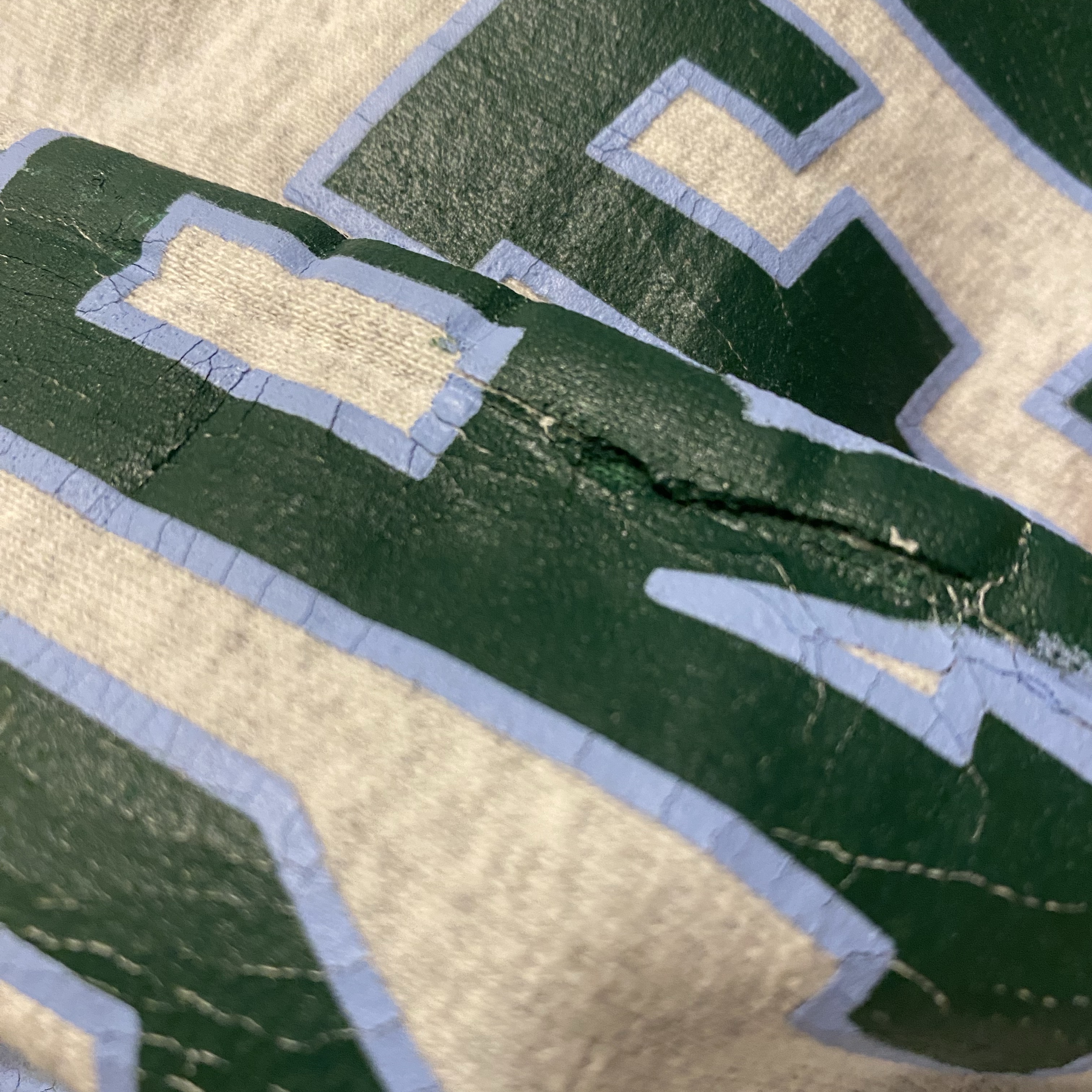 Supreme Cracked Raglan Zip Up Hooded Sweatshirt Ash Grey - 26SS 착용 스타일 - 4