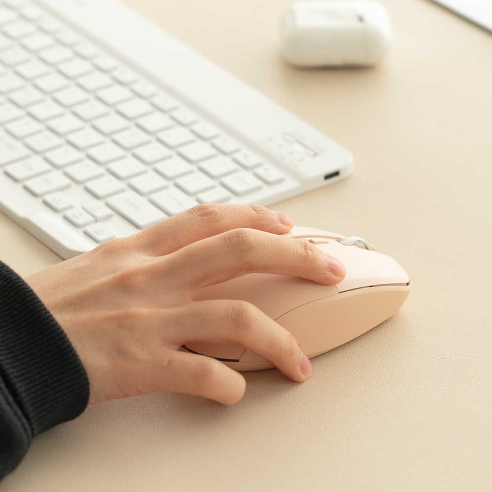 로이체 휴대용 멀티페어링 블루투스 듀얼리시버 무선마우스(Royche RX-720DC: Ultra-Portable Multi-Device Wireless Mouse (Bluetooth + Dual Receiver)) - 4