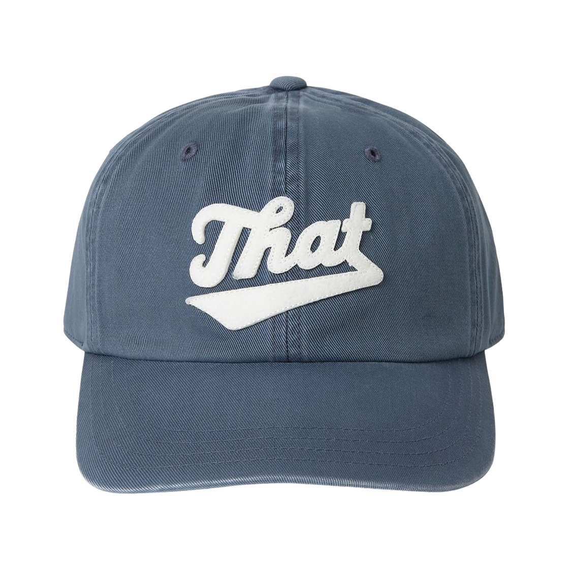 디스이즈네버댓 오버다이드 댓 아플리케 캡 워시드 네이비(thisisneverthat Overdyed That Applique Cap Washed Navy)