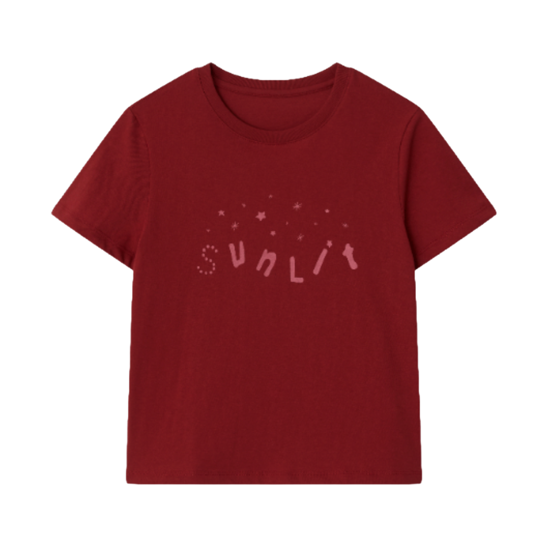 썬릿 스타 로고 티 레드(SUNLIT Star Logo Tee Red)