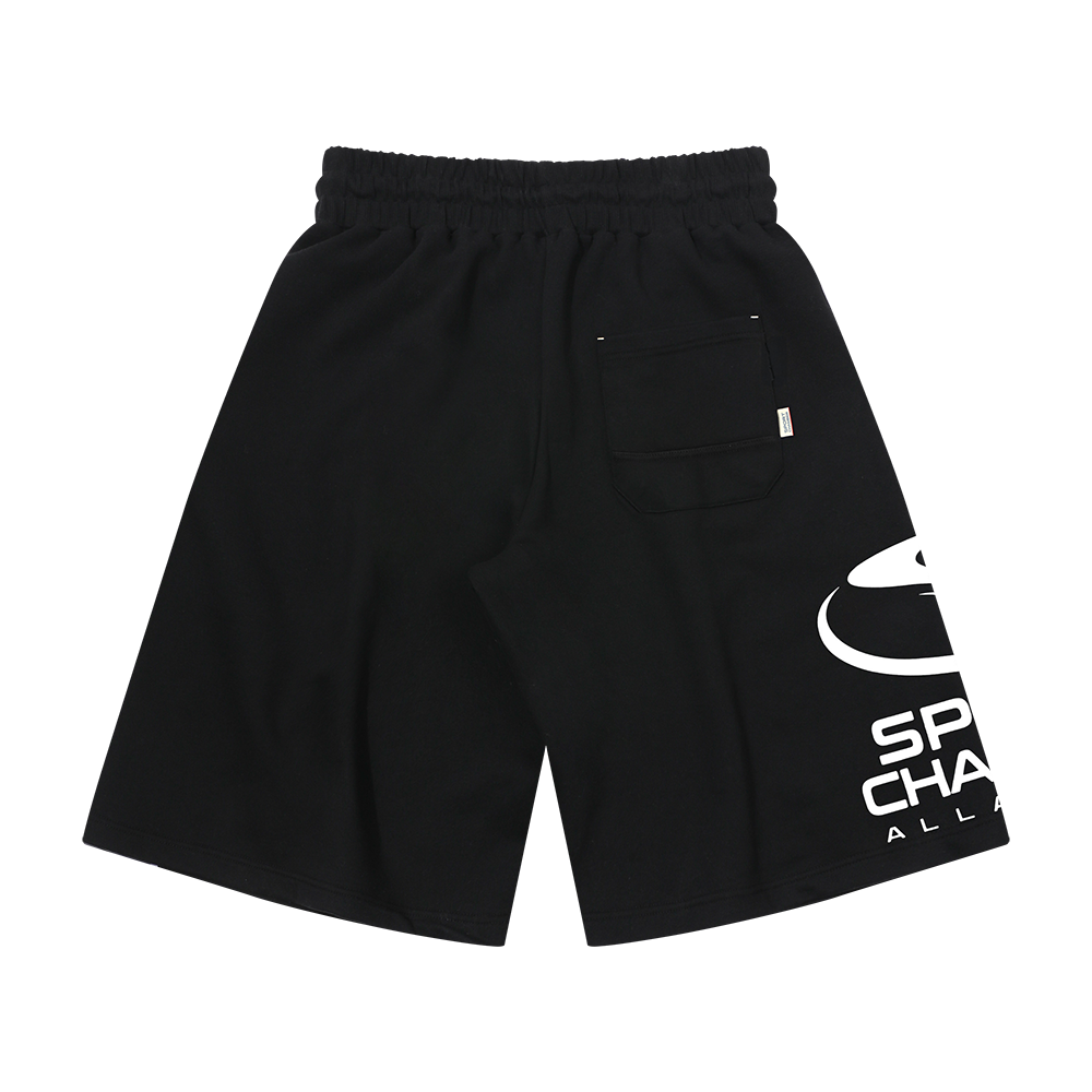 스포츠챔버 버뮤다 스웻 쇼츠 블랙(SPORT CHAMBER Bermuda Sweat Shorts Black) - 2