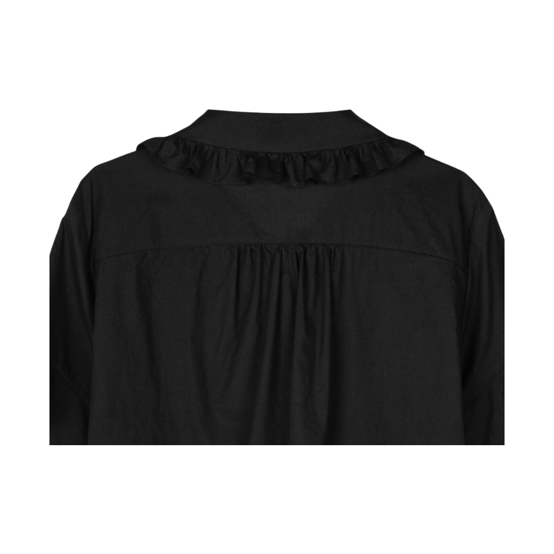 구월십일 보헤미안 아코디언 셔츠 블랙(GUWOLSIBIL Bohemian Accordion Shirt Black) - 4