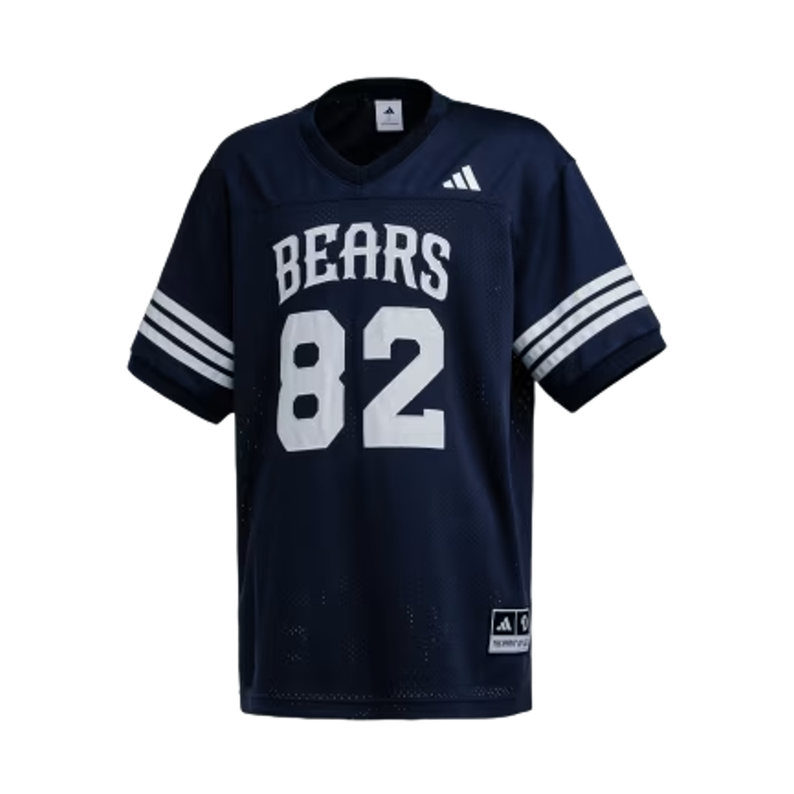 두산 베어스 x 아디다스 숏슬리브 티셔츠 팀 네이비 오프 화이트 - KR 사이즈(Doosan Bears x Adidas Short Sleeve T-Shirt Team Navy Off White - KR Sizing)