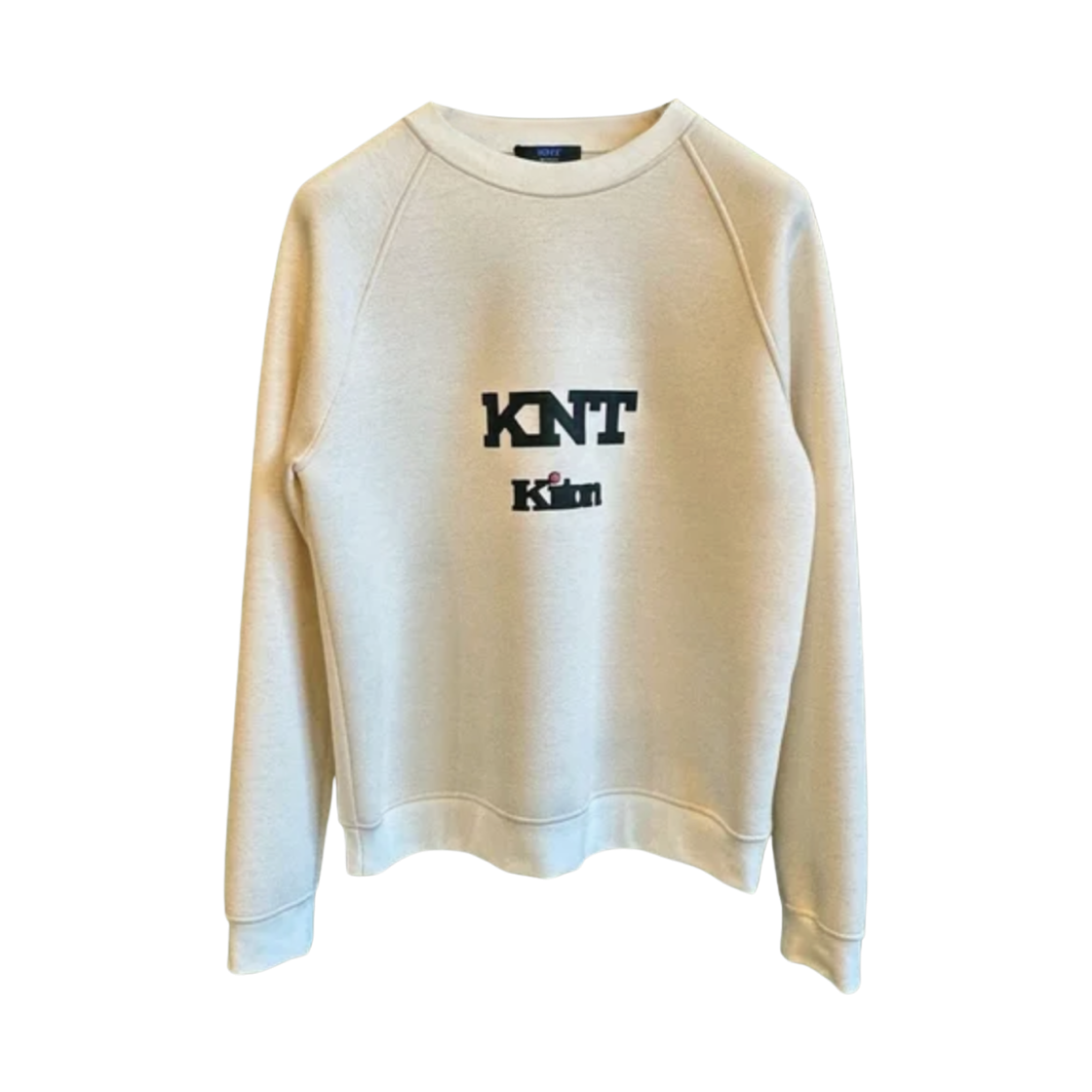 키톤 레더 패치 디테일 스웨트셔츠 화이트(Kiton Leather Patch Detail Sweatshirt White)